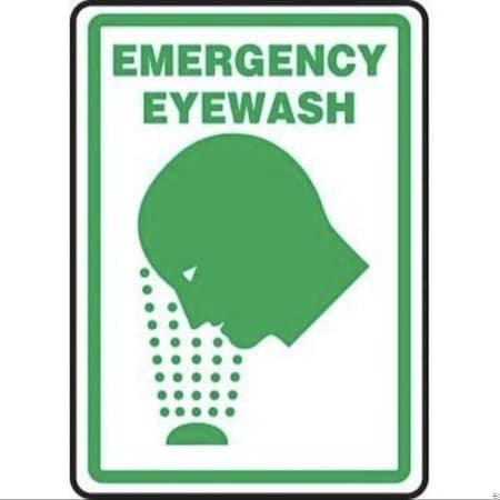 Accuform Emergency Eyewash, Accu-Shield, 14 in x 10 in, Mounting Holes MFSD509XP